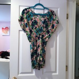 Floral romper size small